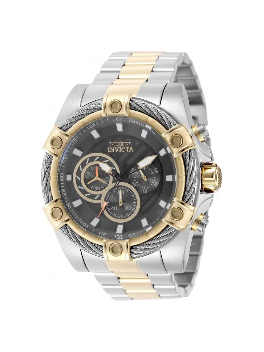 Мужские кварцевые часы Bolt VD54 49748 с циферблатом Invicta — изображение 1 из 2, оттенок золото