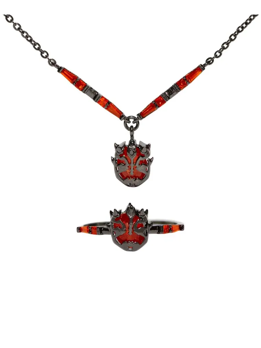 Кольцо с кристаллами Star Wars Darth Maul Girls Crew — изображение 2 из 3, оттенок серый