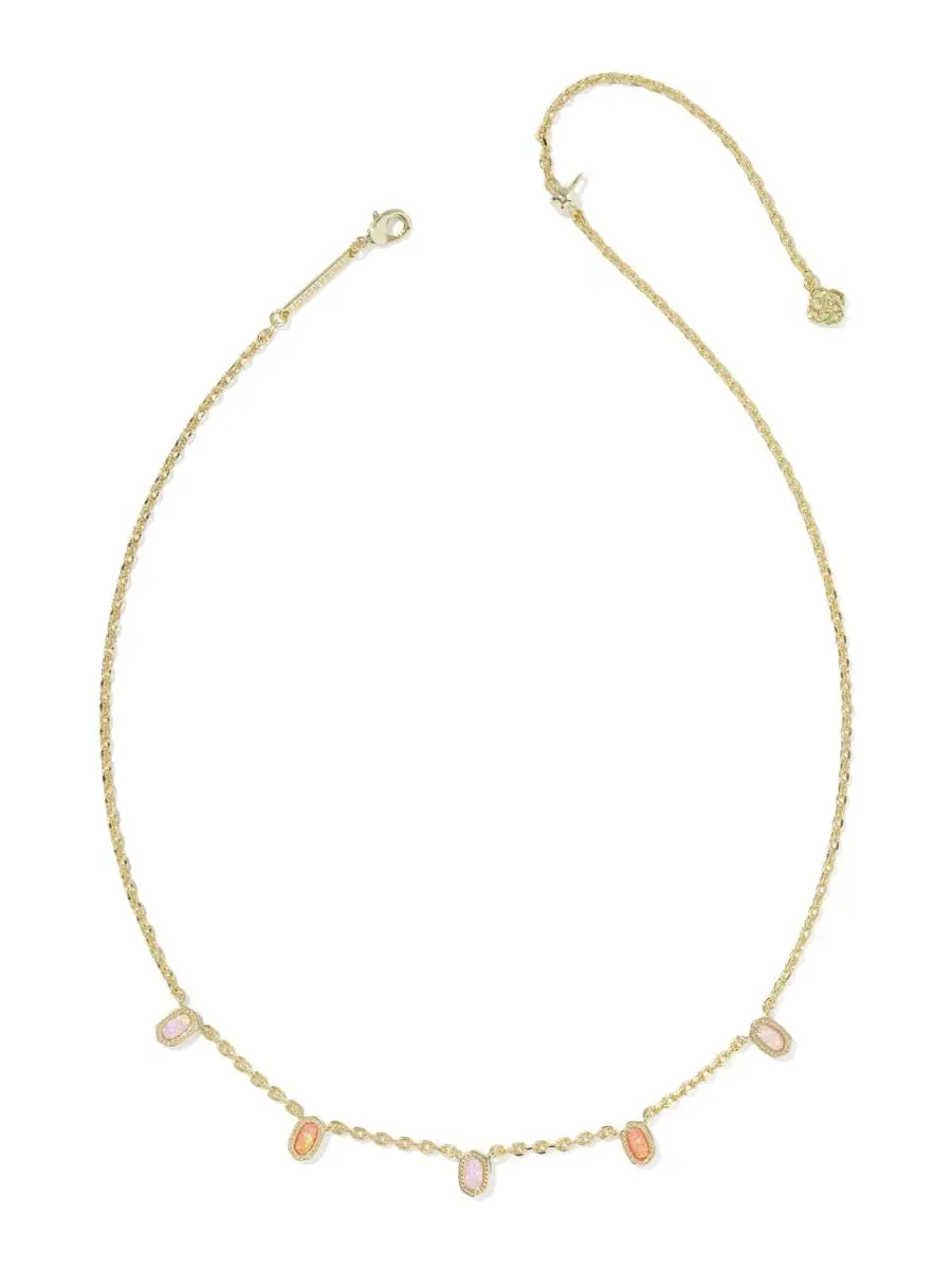 Миниатюрное колье Elisa Strand с покрытием из 14-каратного золота Kendra Scott — изображение 2 из 3, оттенок золото