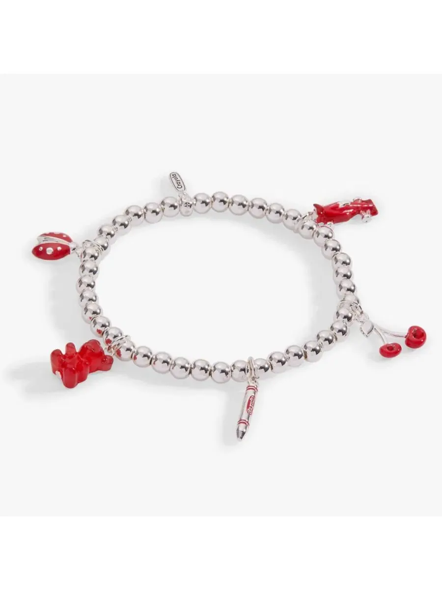 Эластичный браслет Crayola Scarlet Charm Alex And Ani — изображение 2 из 3, оттенок нет цвета