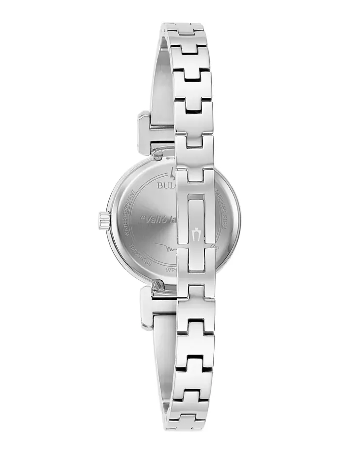 Женские часы-браслет Marc Anthony Modern Diamond Accent из нержавеющей стали, 26 мм Bulova — изображение 3 из 4