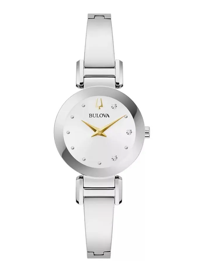 Женские часы Marc Anthony Modern Diamond Accent из нержавеющей стали с браслетом-браслетом, 26 мм — изображение 1 из 4