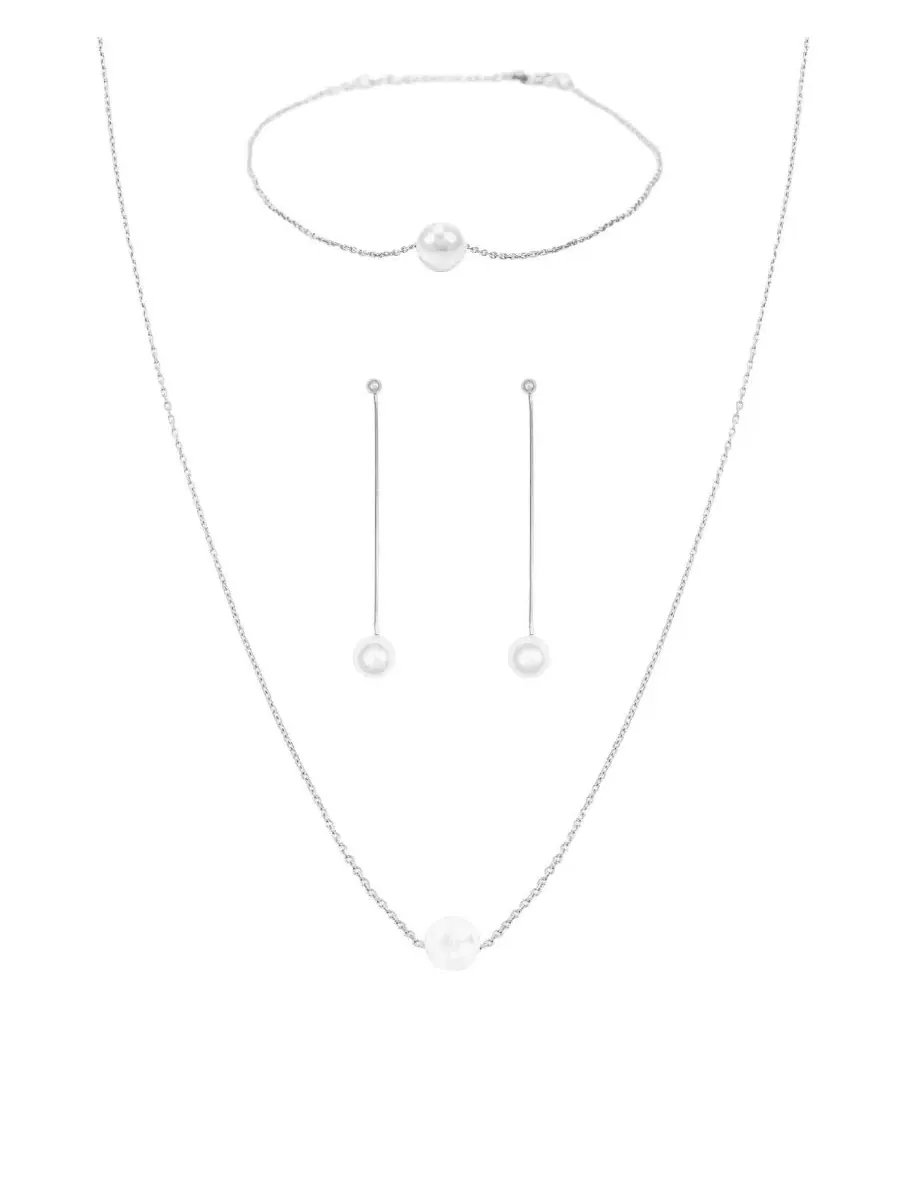 Комплект украшений Abby Pearl с жемчугом Bearfruit Jewelry