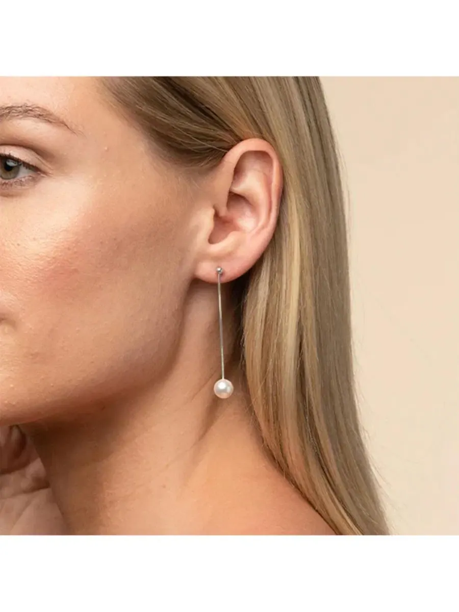 Комплект украшений Abby Pearl с жемчугом Bearfruit Jewelry — изображение 7 из 7, оттенок золотистый