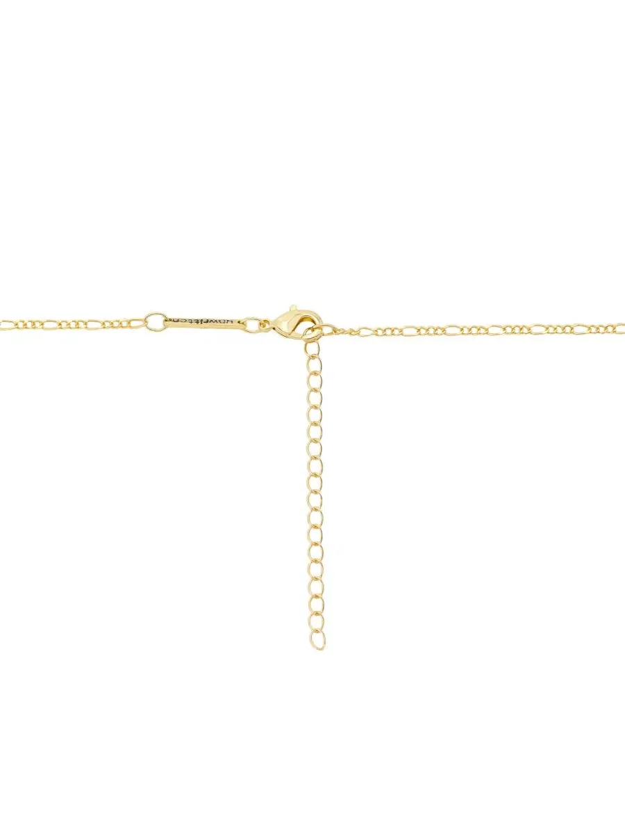 Кулон-подвеска с сердцем и буквой из кубического циркония, 14K золотое покрытие Unwritten — изображение 4 из 4
