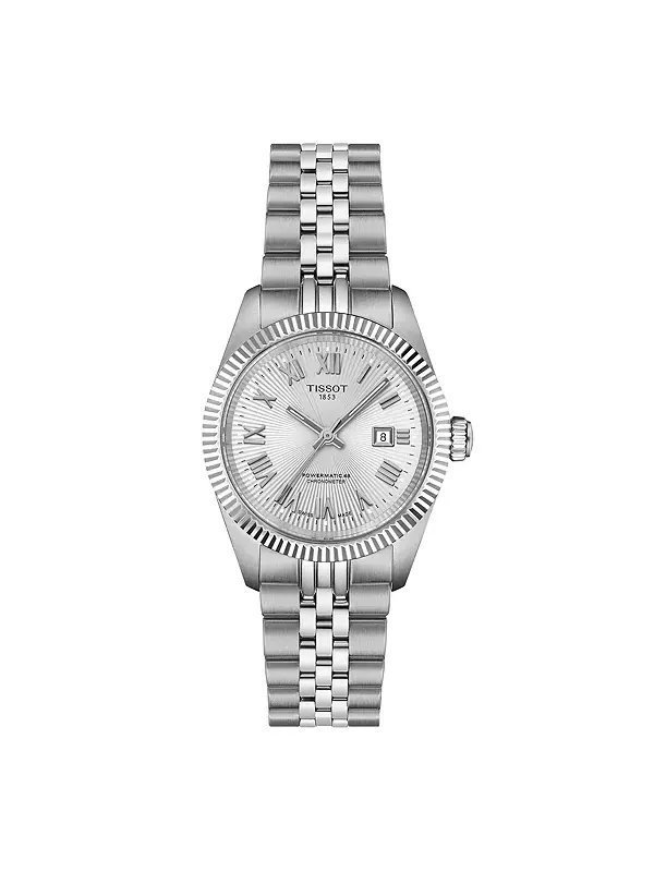 Мужские часы Ballade Power с серебряным браслетом из нержавеющей стали, 30 мм Tissot — изображение 1 из 4, оттенок серебряный
