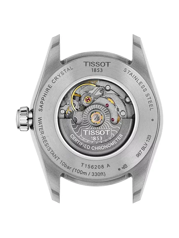Мужские часы Ballade Power с серебряным браслетом из нержавеющей стали, 30 мм Tissot — изображение 2 из 4, оттенок серебряный