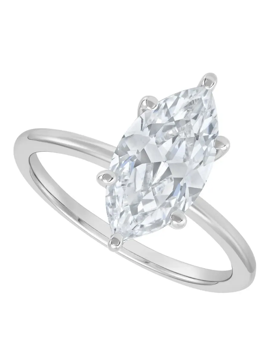 Кольцо-солитер с бриллиантом 2,5 ct. t.w. IGI Certified Lab Grown Diamond Solitaire Engagement Ring — изображение 1 из 7