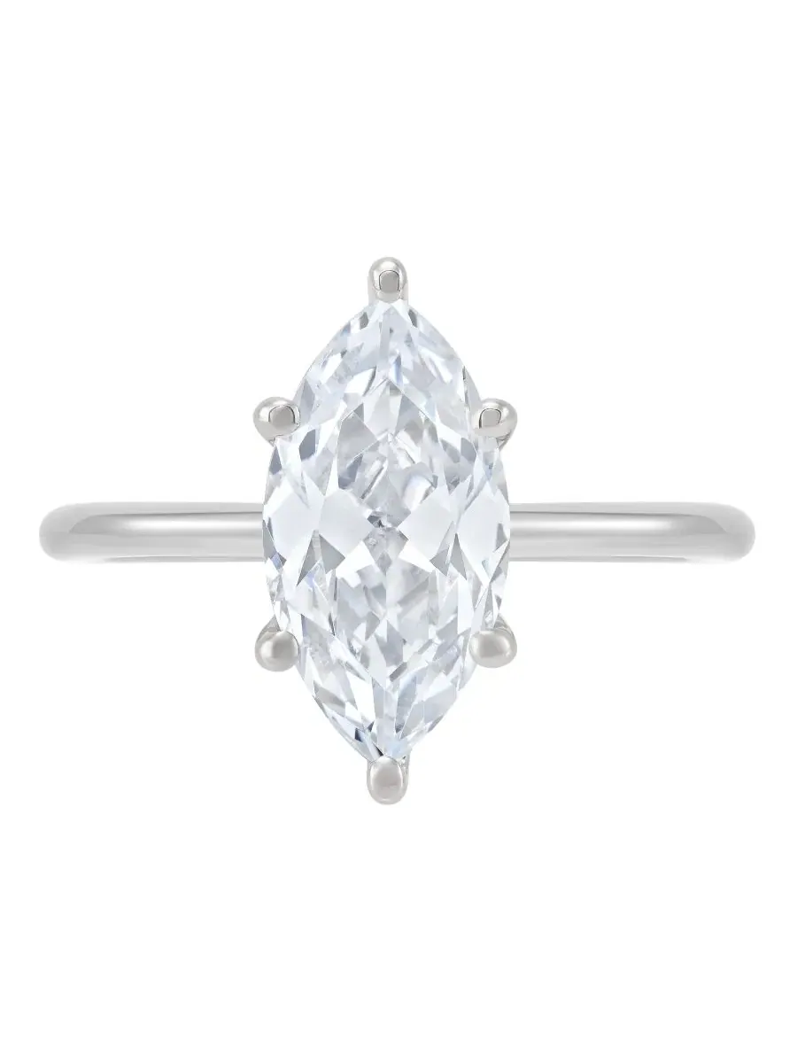 Кольцо-солитер с бриллиантом 2,5 ct. t.w. IGI Certified Lab Grown Diamond Solitaire Engagement Ring — изображение 2 из 7