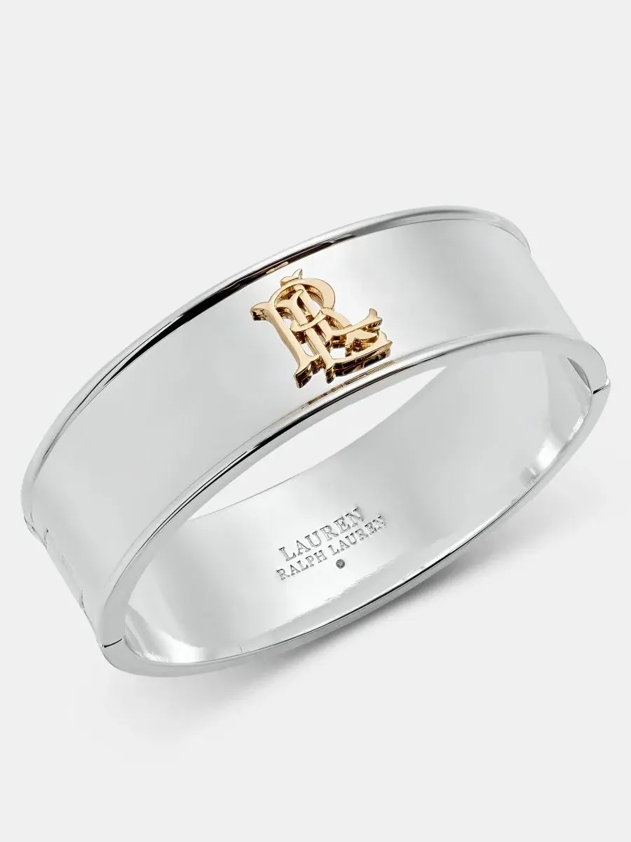 Браслет Logo Wide Bangle Lauren Ralph Lauren — изображение 1 из 3, оттенок телесный