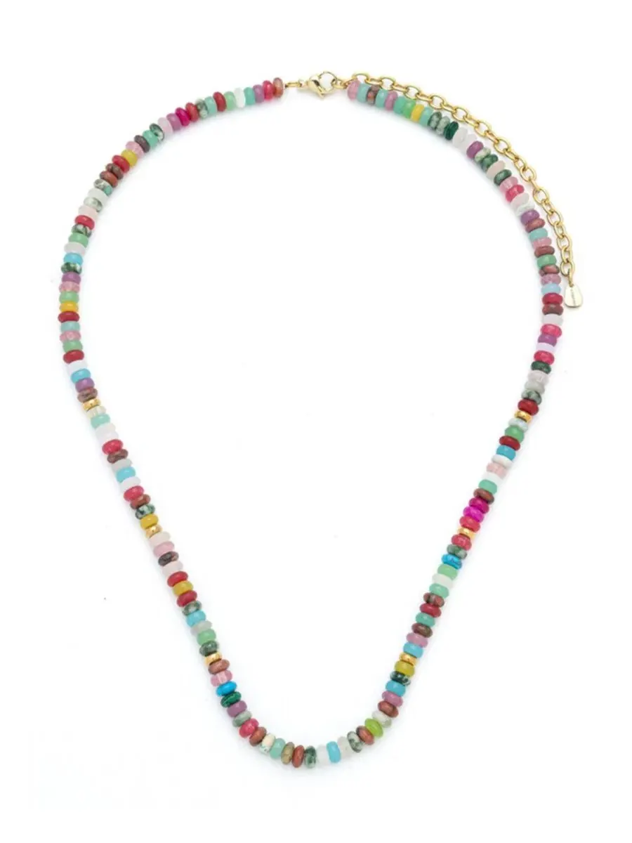 Ожерелье из натуральных камней с регулируемой длиной Charis Gemstone Beaded Kamaria