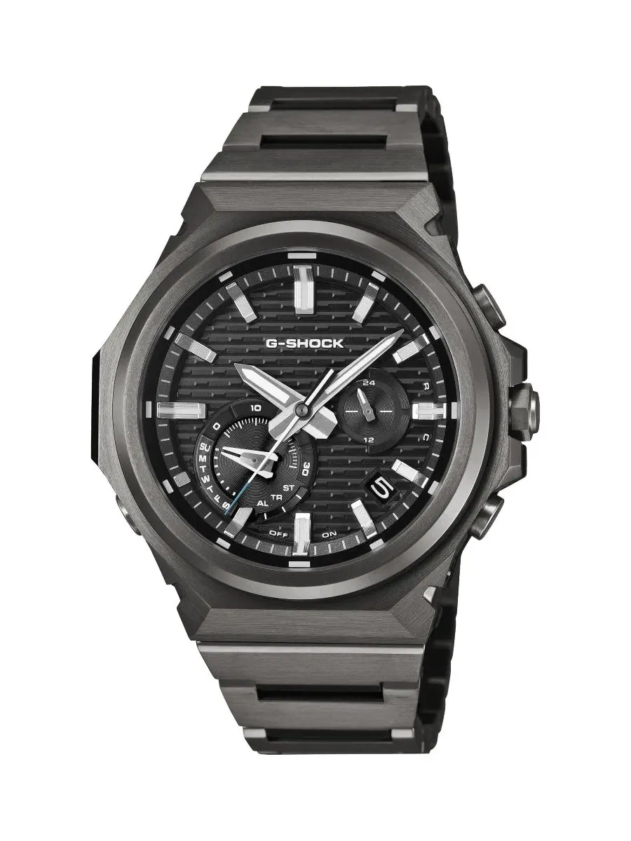 Мужские часы с черным циферблатом и стальным браслетом, 44,2 мм G-Shock — черный