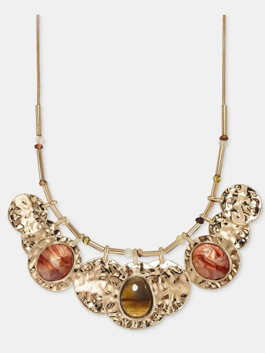 Колье с подвесками Multi-Jewel Shaky Statement Necklace Style & Co — изображение 1 из 3, оттенок мульти
