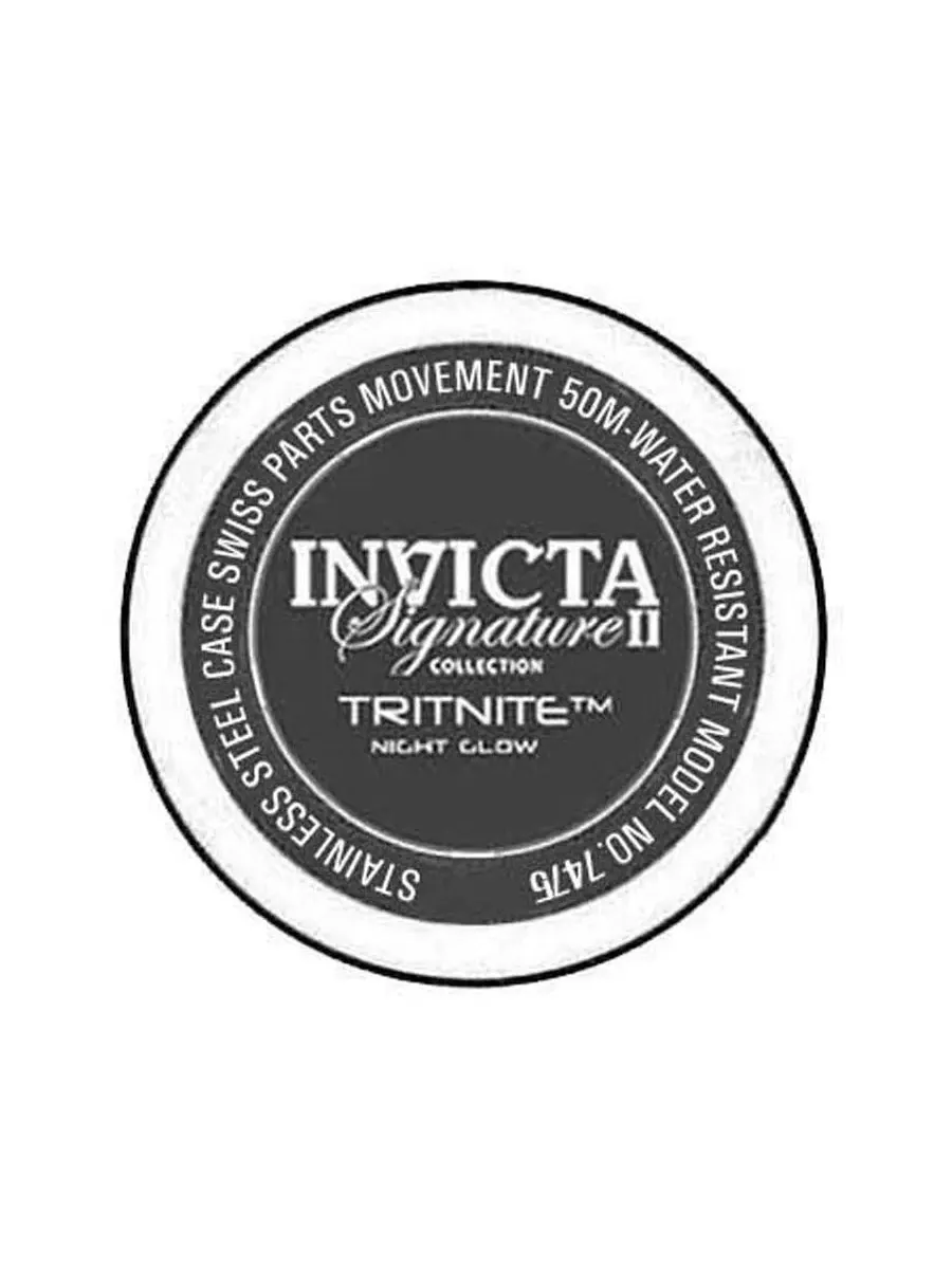 Женские часы Signature с перламутровым циферблатом, кожаным белым ремешком Invicta — изображение 2 из 3, оттенок белый