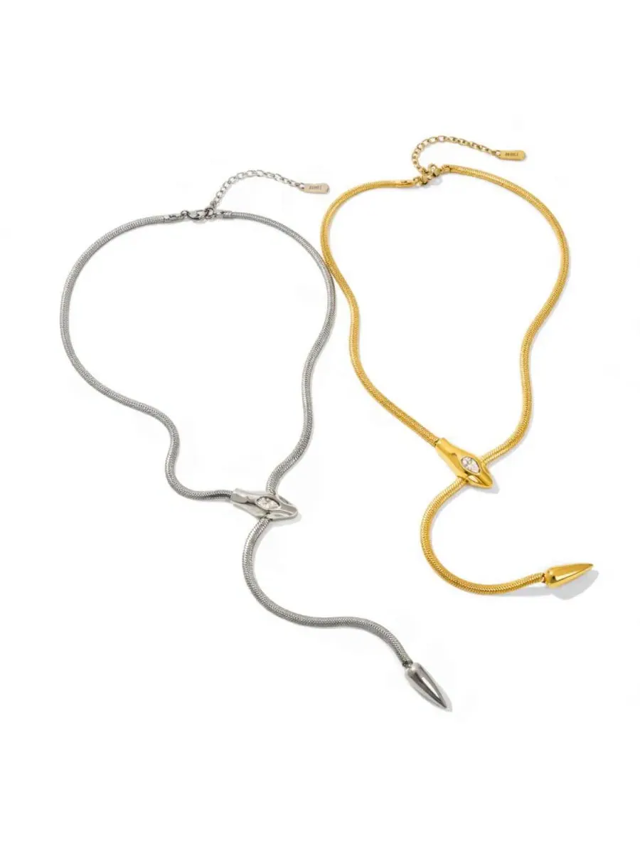 Колье-цепочка Snake Lariat Rebl Jewelry — изображение 3 из 3, оттенок золото