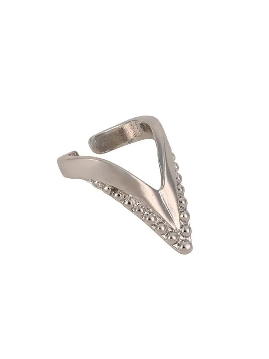 Кольцо на ноготь The Piercer Nail Ring Set SOHI — изображение 2 из 7, оттенок серебряный