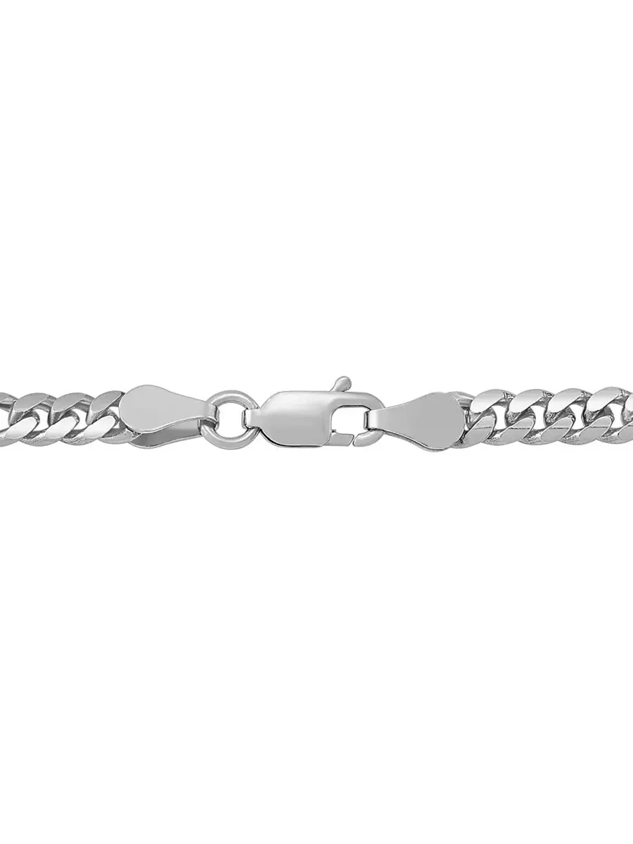 Колье из стерлингового серебра с цепью Cuban Italian Silver — изображение 2 из 4, оттенок серебристый