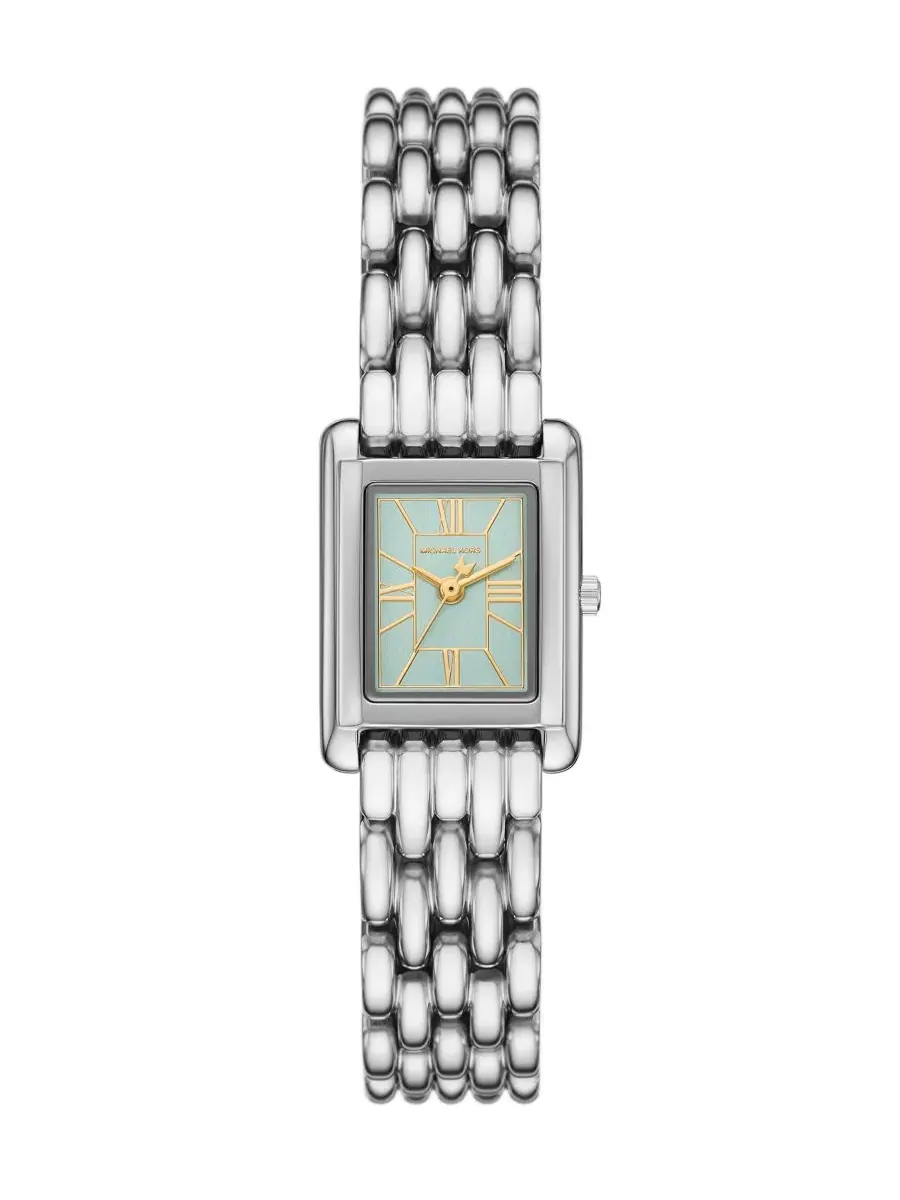 Женские часы Essex Quartz Three-Hand Silver Stainless Steel Watch 27mm Michael Kors — изображение 1 из 6, оттенок серебряный