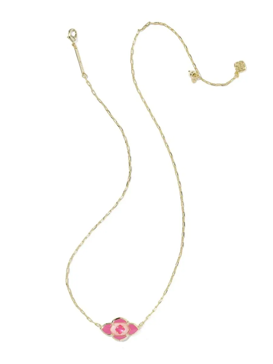 Короткий кулон-медальон Abbie с покрытием из 14-каратного золота Kendra Scott — изображение 2 из 5