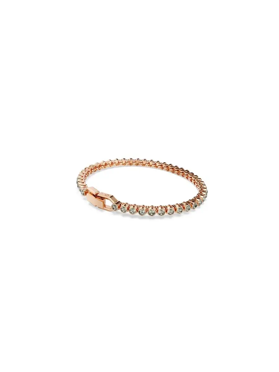 Теннисный браслет Swarovski Imber Emily Rose с покрытием из розового золота — изображение 2 из 7, оттенок черный