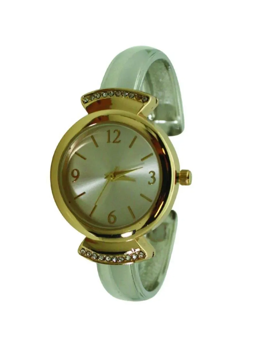Серебряные с золотыми элементами часы-браслет Olivia Pratt Classic Everyday Metal Watch — изображение 1 из 4
