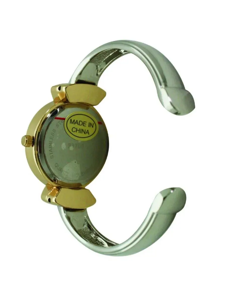 Серебряные с золотыми элементами часы-браслет Olivia Pratt Classic Everyday Metal Watch — изображение 2 из 4