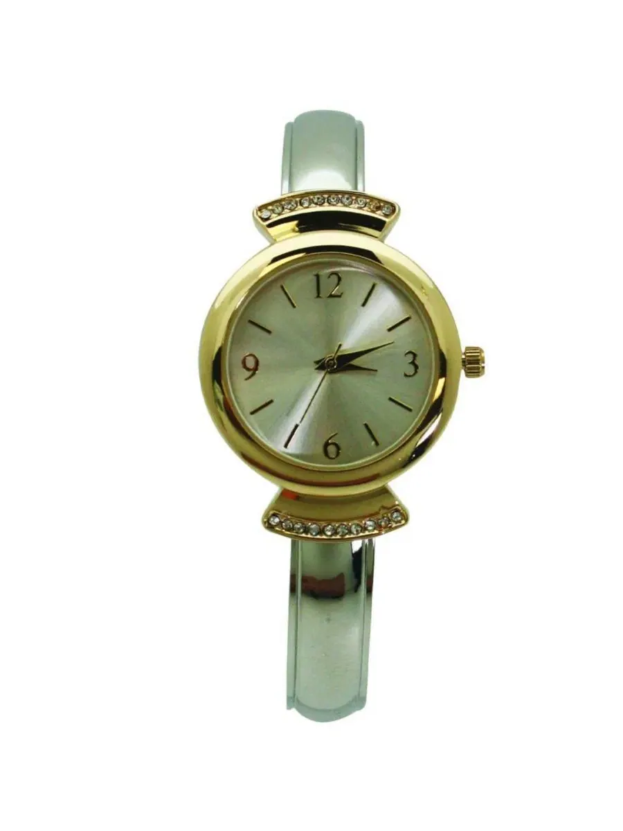Серебряные с золотыми элементами часы-браслет Olivia Pratt Classic Everyday Metal Watch — изображение 4 из 4