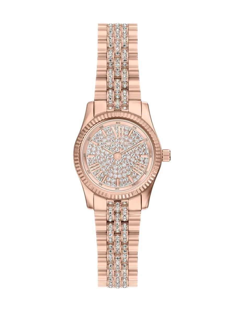Женские часы Lexington с браслетом из стали с розовым напылением, 26 мм Michael Kors — изображение 1 из 9