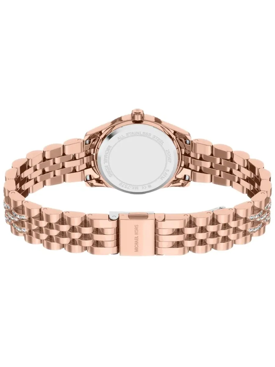 Женские часы Lexington с браслетом из стали с розовым напылением, 26 мм Michael Kors — изображение 5 из 9