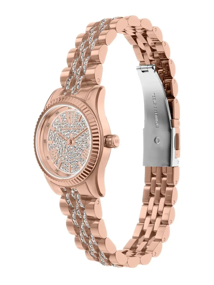Женские часы Lexington с браслетом из стали с розовым напылением, 26 мм Michael Kors — изображение 6 из 9