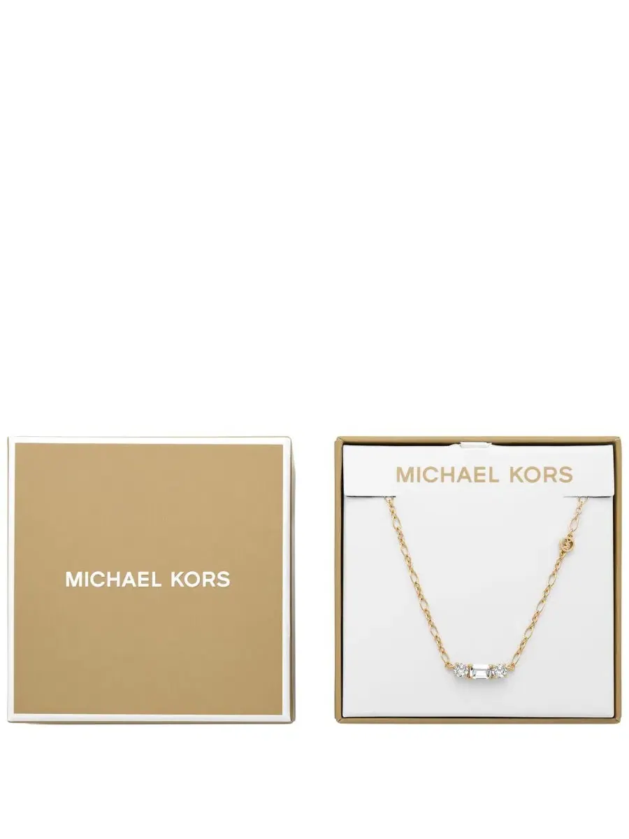 Колье с камнями смешанной огранки Michael Kors — изображение 4 из 5, оттенок золото