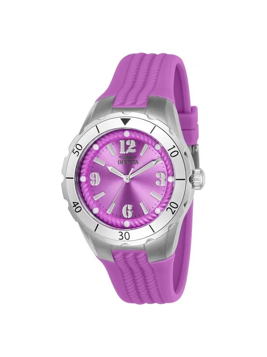 Женские часы Angel Quartz с циферблатом Purple Invicta
