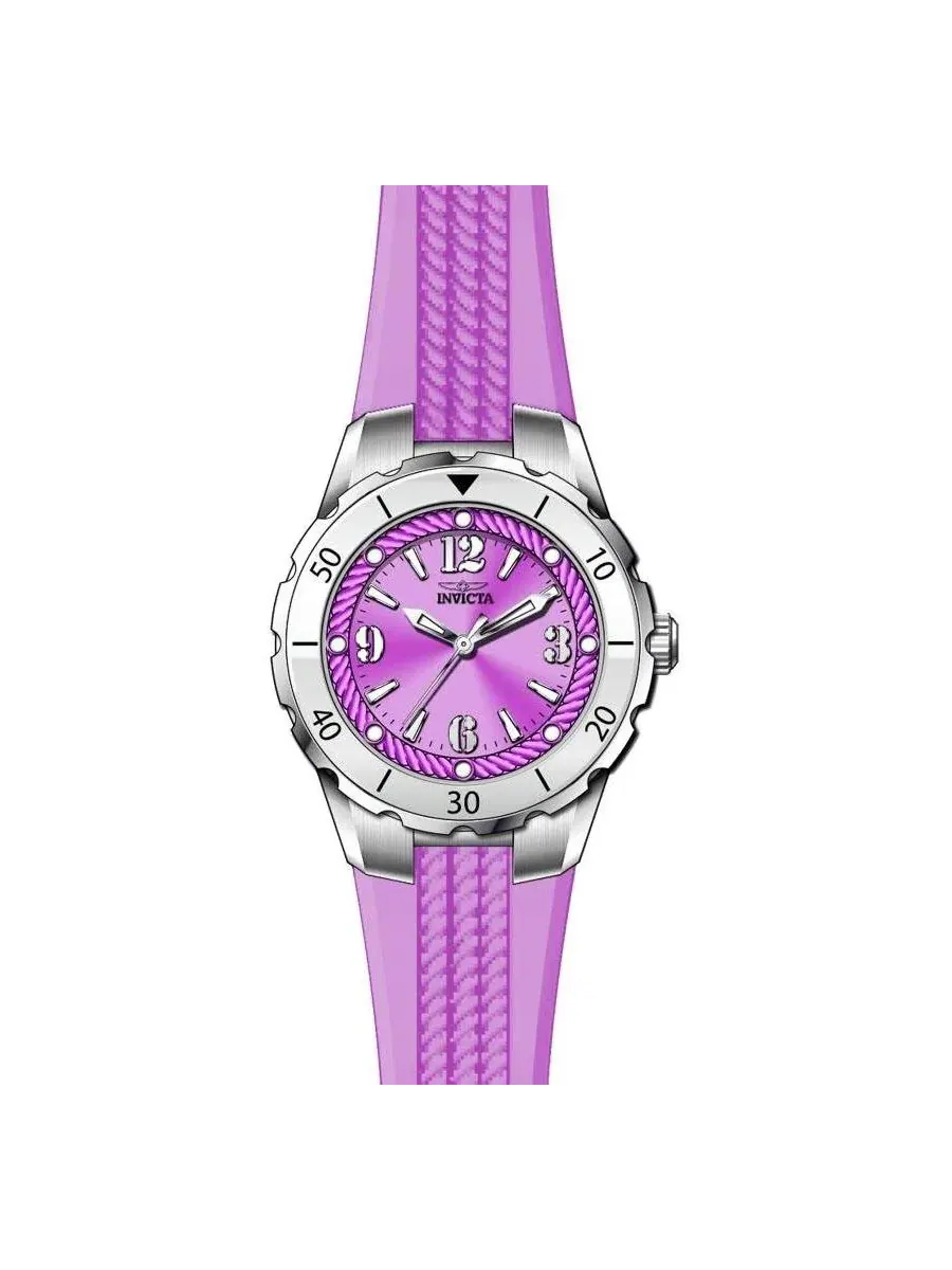 Женские часы Angel Quartz с циферблатом Purple Invicta — изображение 2 из 3, оттенок фиолетовый