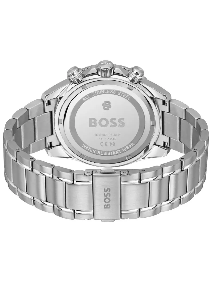 Мужские часы Sealiner Quartz Chrono Stainless Steel Hugo Boss — изображение 3 из 4, оттенок серебряный