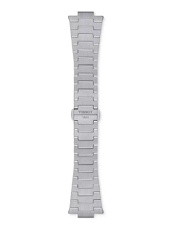 Часы унисекс с цифровым браслетом PRX из нержавеющей стали, 35 мм Tissot — изображение 4 из 5, оттенок серебряный