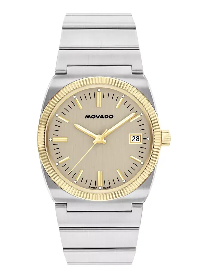 Мужские часы Ondoplan Swiss Quartz из нержавеющей стали, 36 мм Movado — изображение 1 из 3