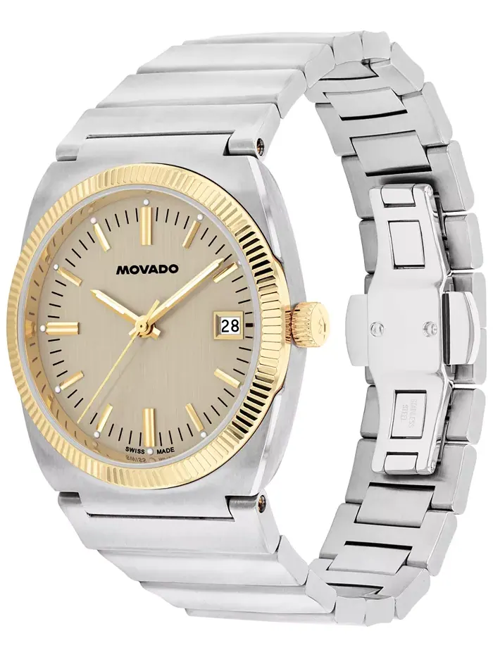 Мужские часы Ondoplan Swiss Quartz из нержавеющей стали, 36 мм Movado — изображение 2 из 3