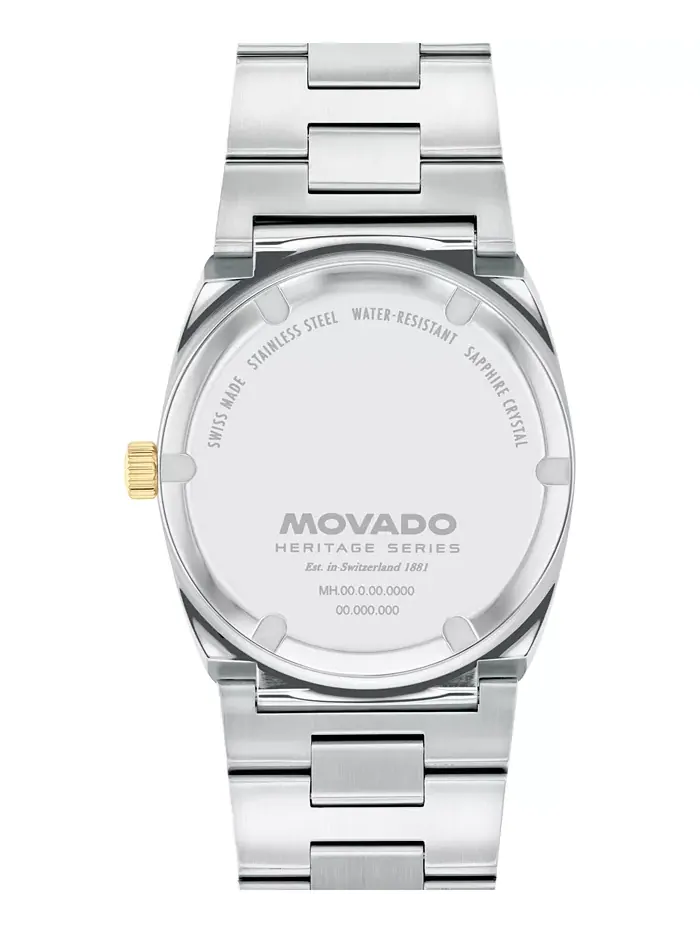 Мужские часы Ondoplan Swiss Quartz из нержавеющей стали, 36 мм Movado — изображение 3 из 3