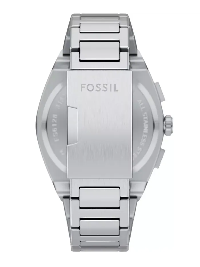 Мужские часы Everett Chronograph из нержавеющей стали, 44 мм Fossil — изображение 3 из 7