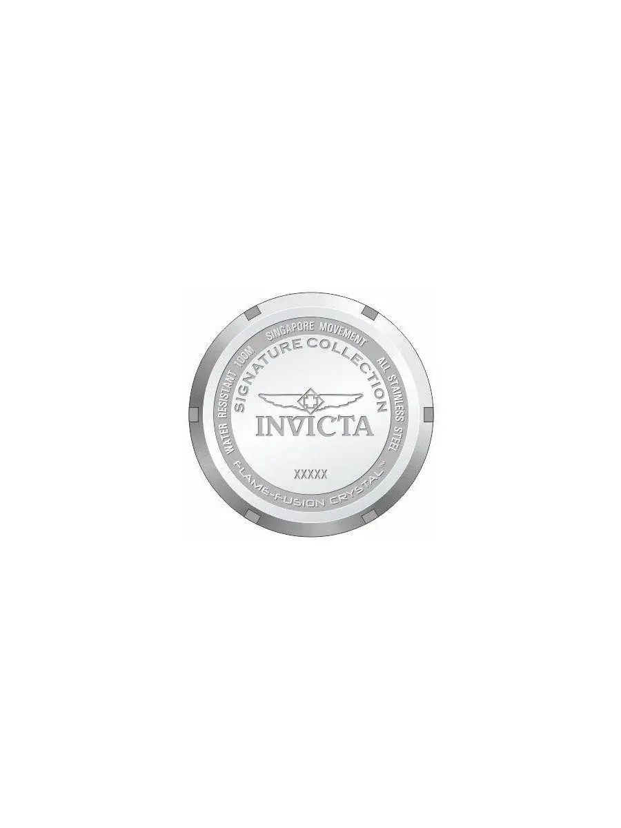 Мужские кварцевые часы 7059 Signature с 3 стрелками на циферблате Invicta, нержавеющая сталь — изображение 2 из 3