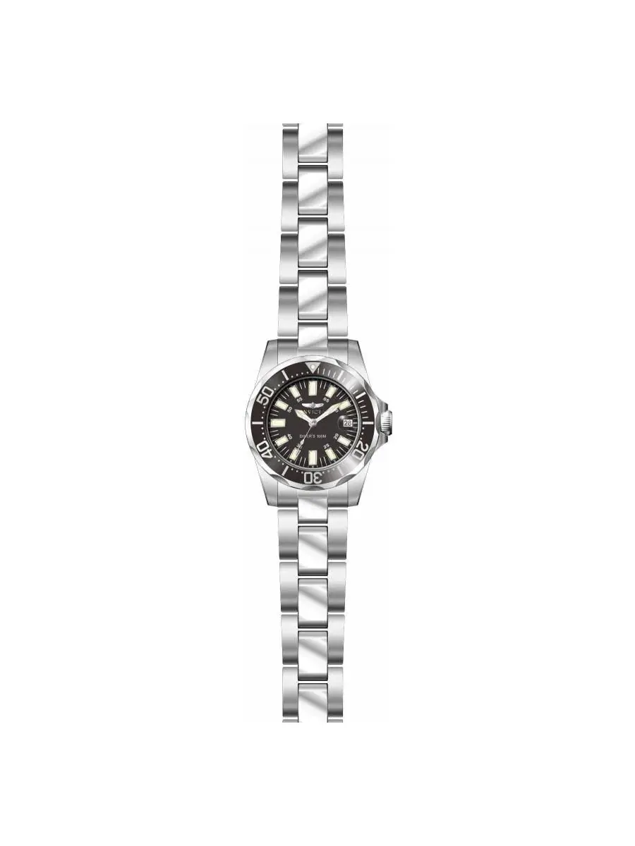 Мужские кварцевые часы 7059 Signature с 3 стрелками на циферблате Invicta, нержавеющая сталь — изображение 3 из 3