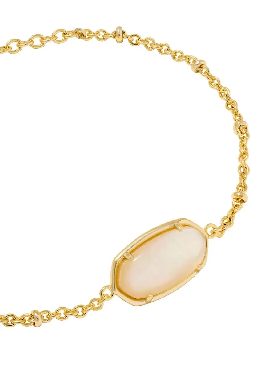 Браслет-цепочка с тигровым принтом Elaina Kendra Scott — изображение 2 из 5, оттенок золотистый/бежевый
