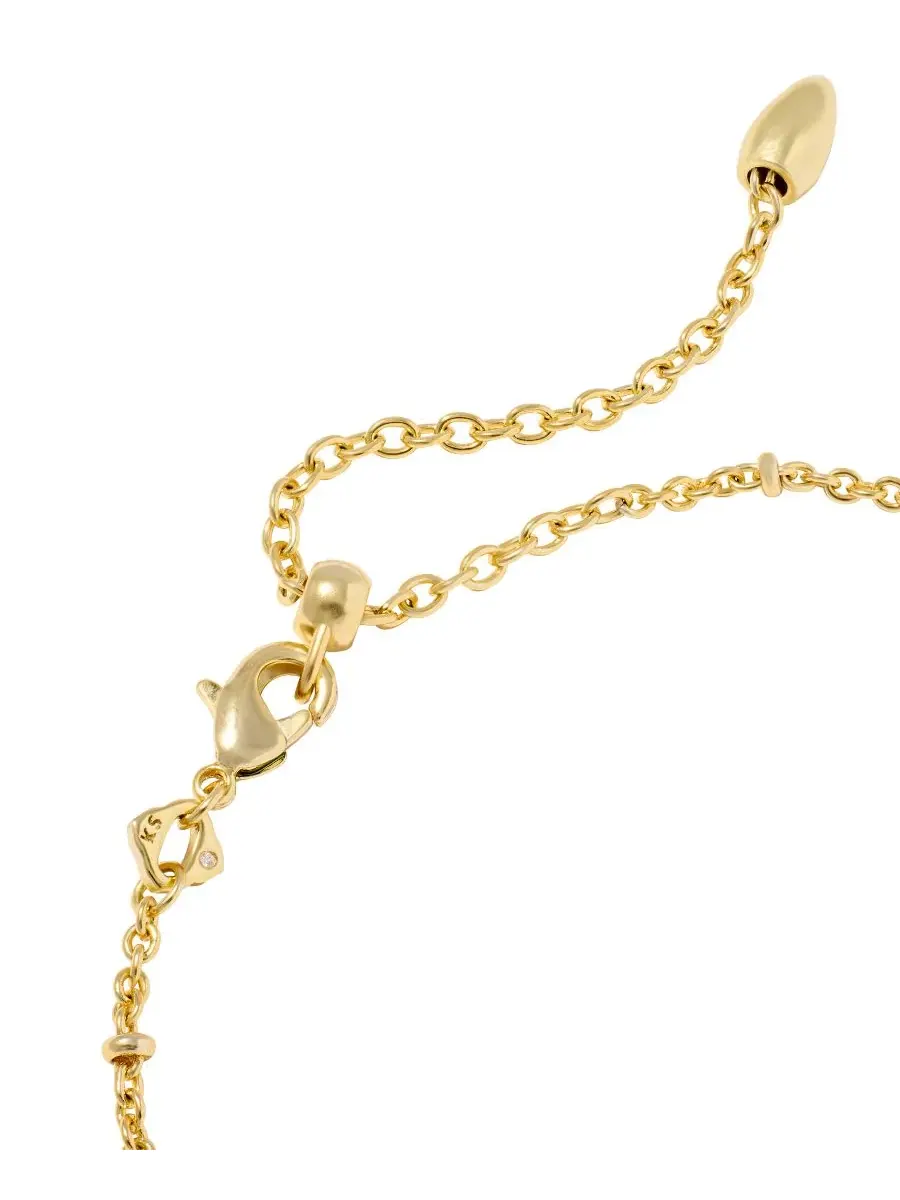 Браслет-цепочка Elaina с тигровым принтом Kendra Scott — изображение 3 из 5, оттенок золотистый
