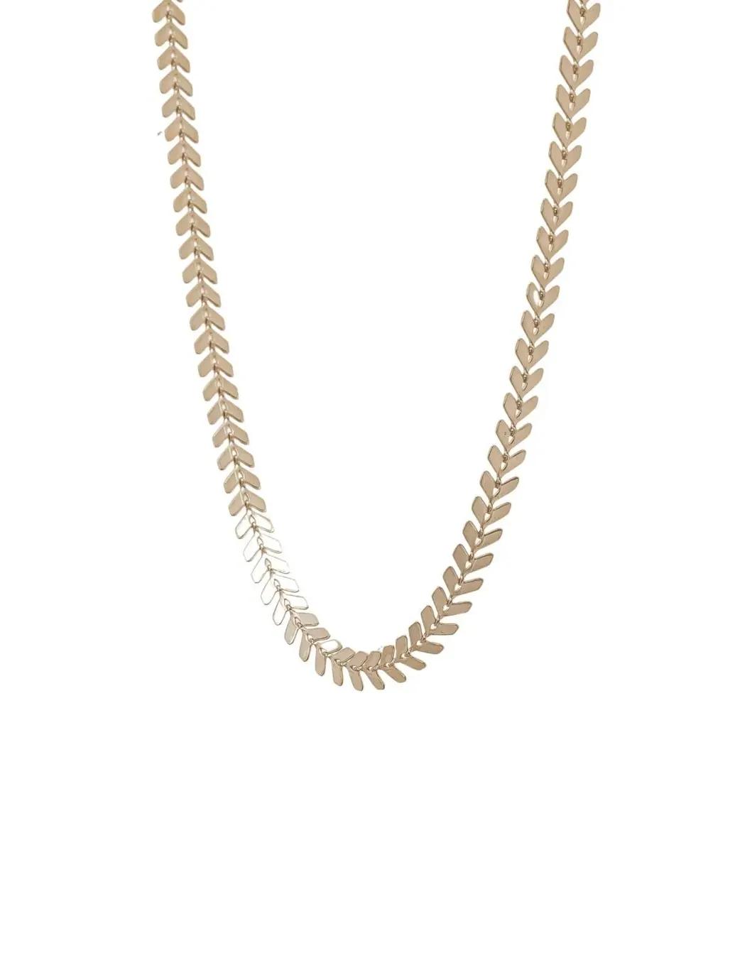 Колье-цепь Elara Chevron Link Bearfruit Jewelry — изображение 1 из 3, оттенок коричневый