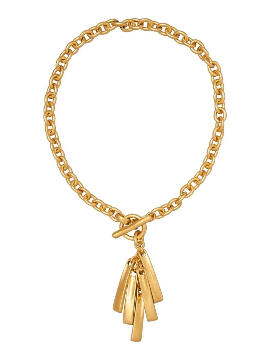 Кулон с подвижным подвесом Gold-Tone Movement Pendant Donna Karan New York — изображение 1 из 3, оттенок золото