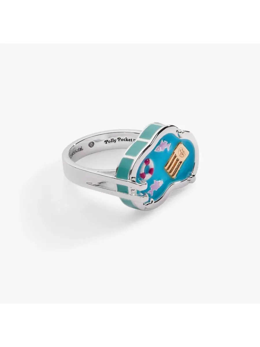 Кольцо Polly Pocket Limited Edition для вечеринки у бассейна Alex And Ani — изображение 2 из 3, оттенок нет цвета