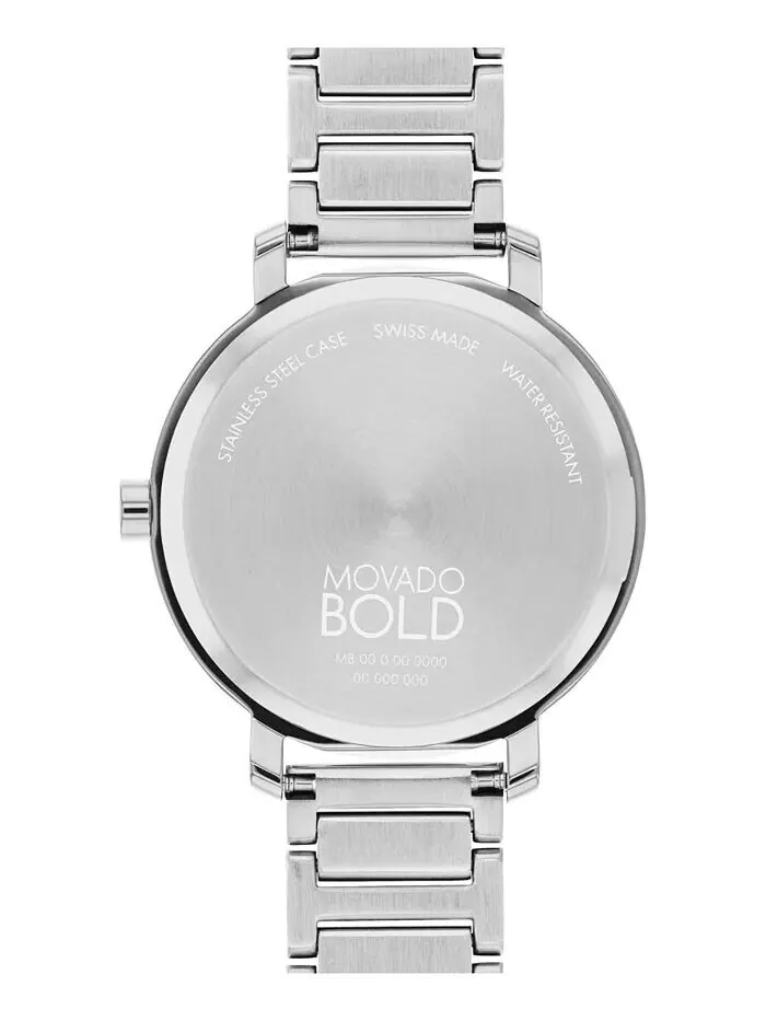 Женские часы Bold Evolution 2.0 швейцарские кварцевые серебристого цвета из нержавеющей стали 34 мм — изображение 3 из 3