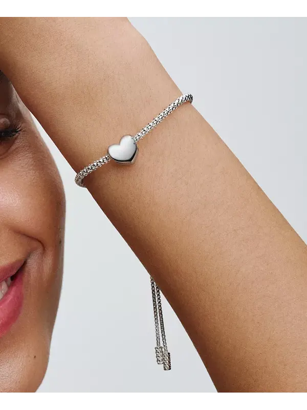 Серебряный брелок в форме сердца с гравировкой «Be Love» Pandora — изображение 3 из 3
