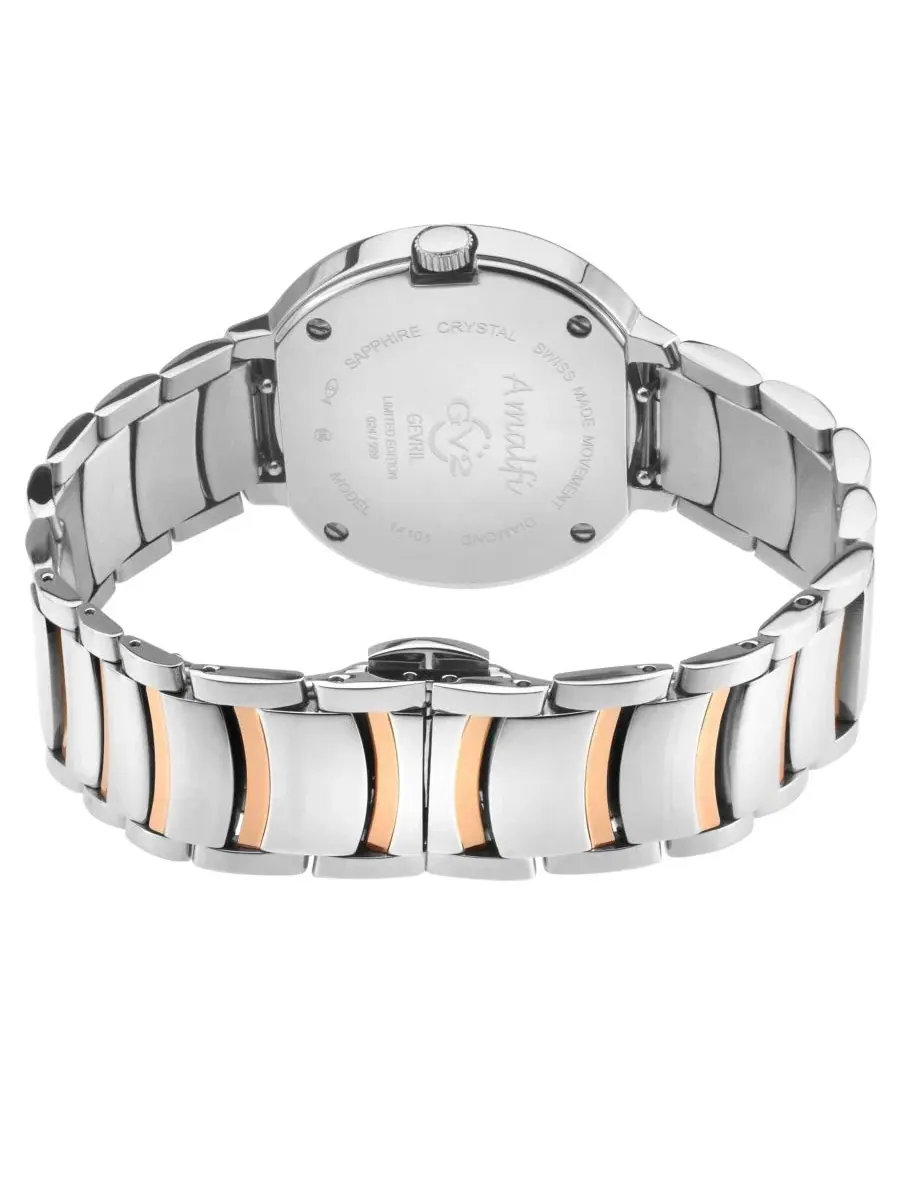 Женские часы Astor III Swiss Quartz Diamond Silver Stainless Steel Bracelet Watch GV2 by Gevril — изображение 3 из 3