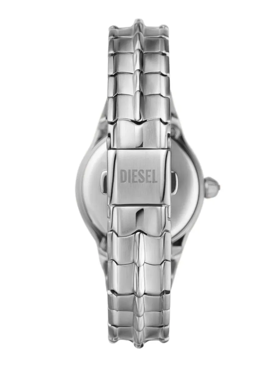 Женские часы Vert с серебристым циферблатом, из нержавеющей стали, 32 мм Diesel — изображение 3 из 3, оттенок серебряный